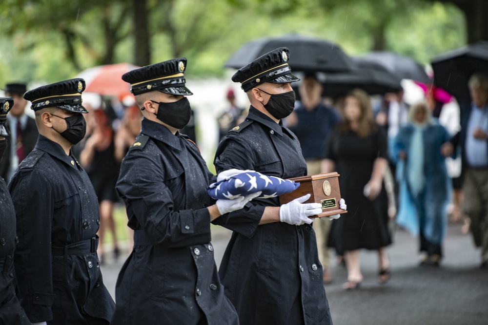 Military Funeral Honors are Conducted for U.S. Army Master Sgt. Gable Gifford in Section 55