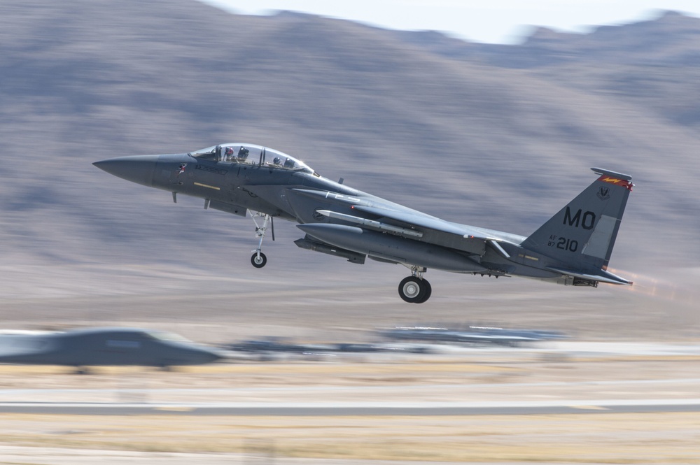 Mountain Home F-15E Strike Eagle at Red Flag 21-2