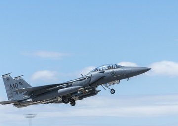 Republic of Singapore F-15SG takes-off during Red Flag 21-2