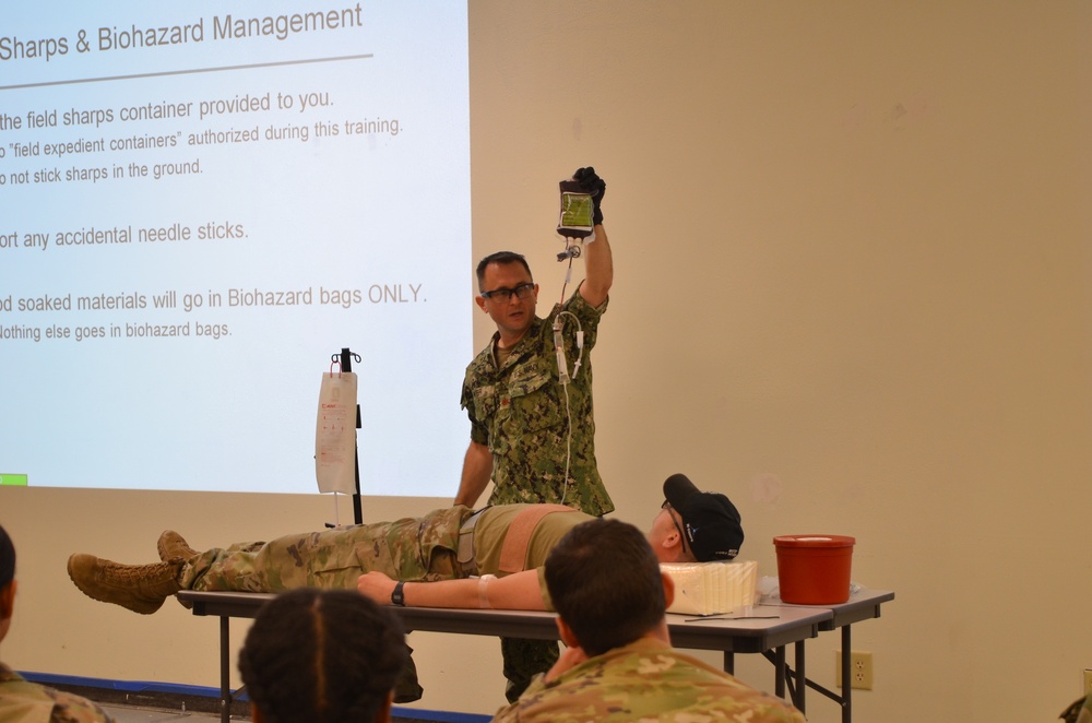 Joint Emergency Medicine Exercise transfusion training