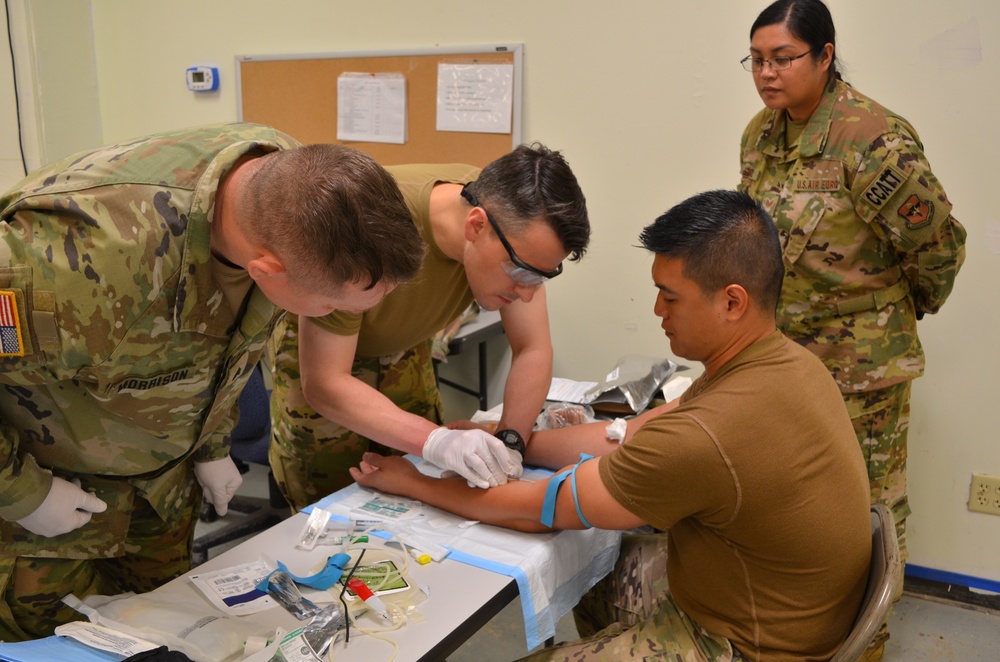 Joint Emergency Medicine Exercise transfusion training