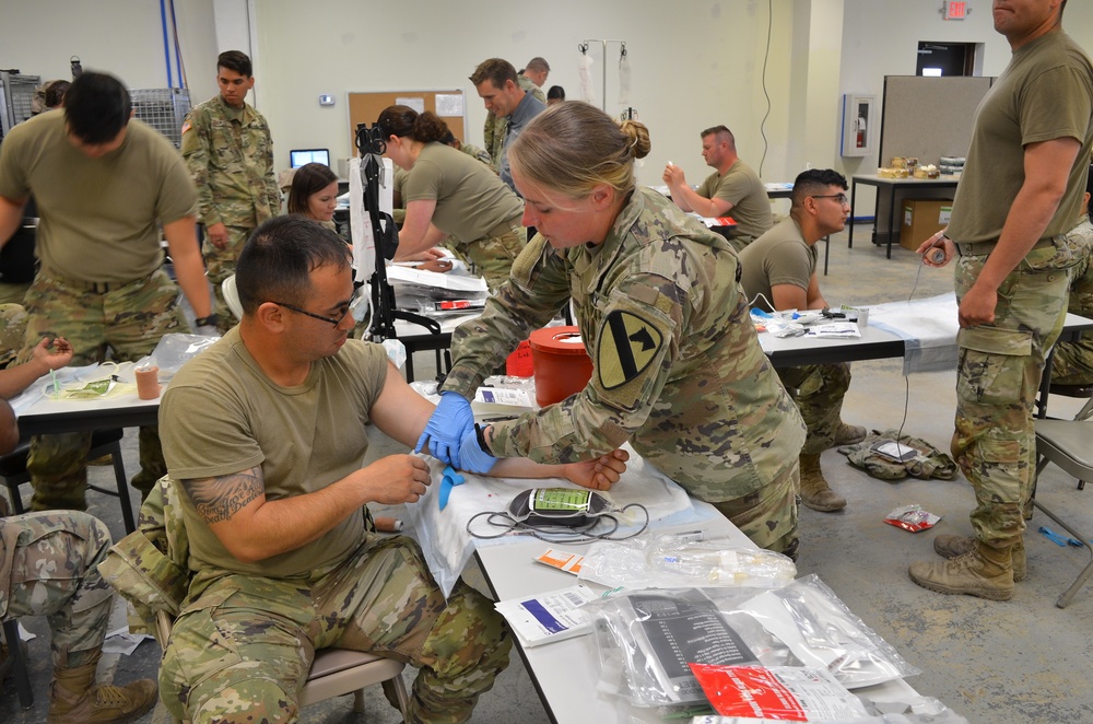 Joint Emergency Medicine Exercise transfusion training