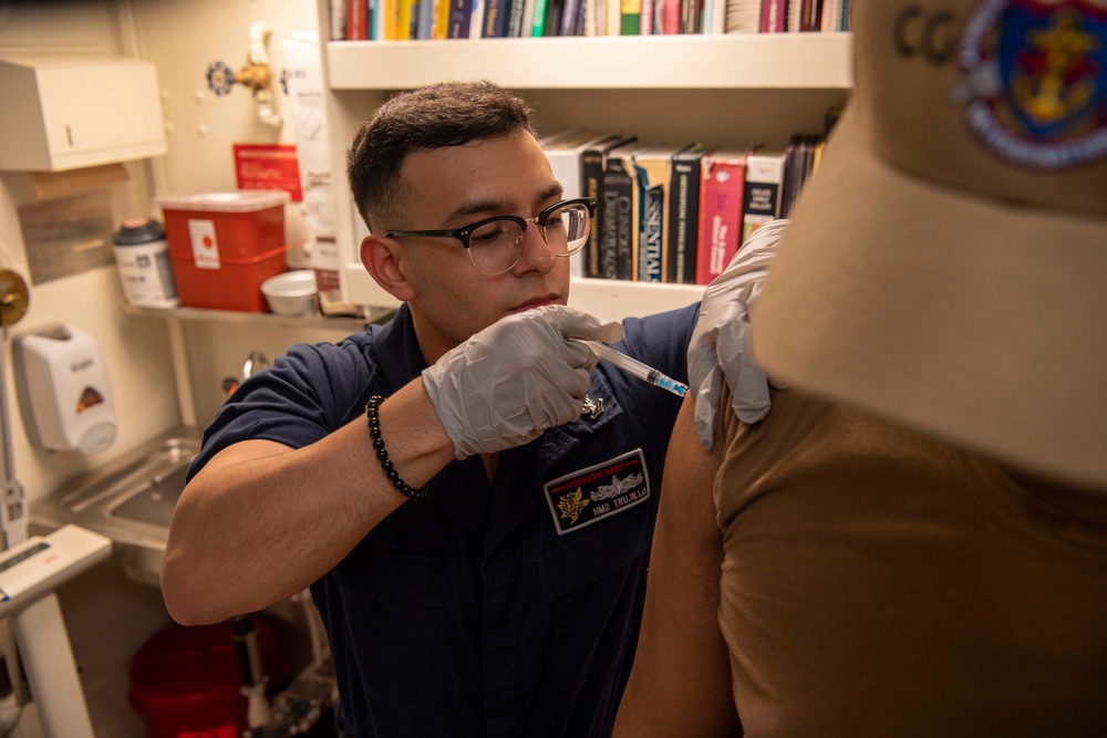 USS Shiloh Covid 19 Vaccine Underway June 21, 2021
