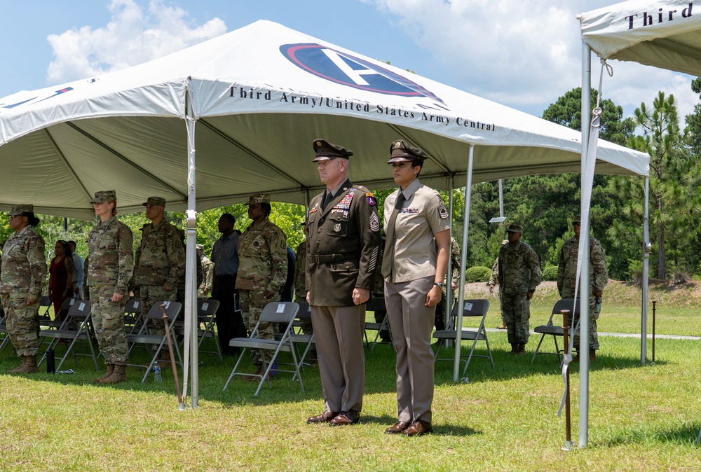 USARCENT hosts frocking ceremony for Sgt. Major Tresha Jeter