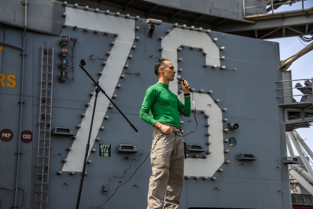 USS Ronald Reagan (CVN 76) All-Hands Call