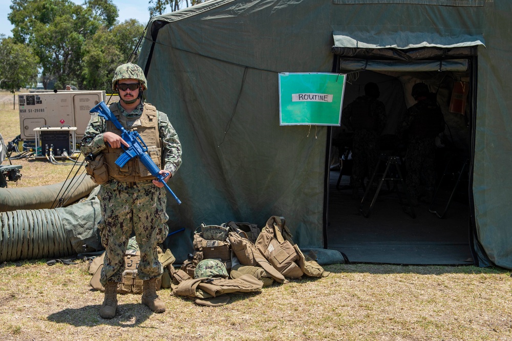 NMCB-3 Conducts Mass Casualty Drill During CPX-4