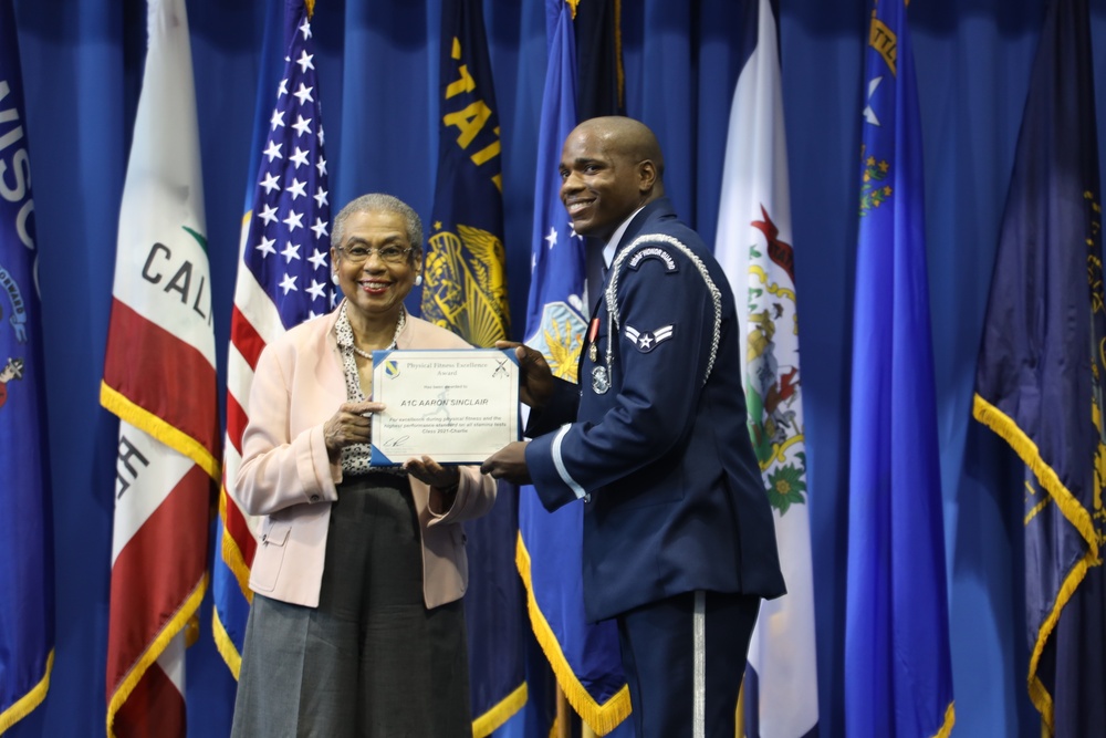 Congresswoman Eleanor Holmes Norton attends JBAB Honor Guard Graduation Ceremony