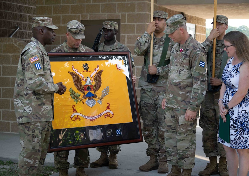 Fort Stewart’s 3rd Battalion, 67th Armor Regiment Farewells Chadwick, Welcomes Hodermarsky