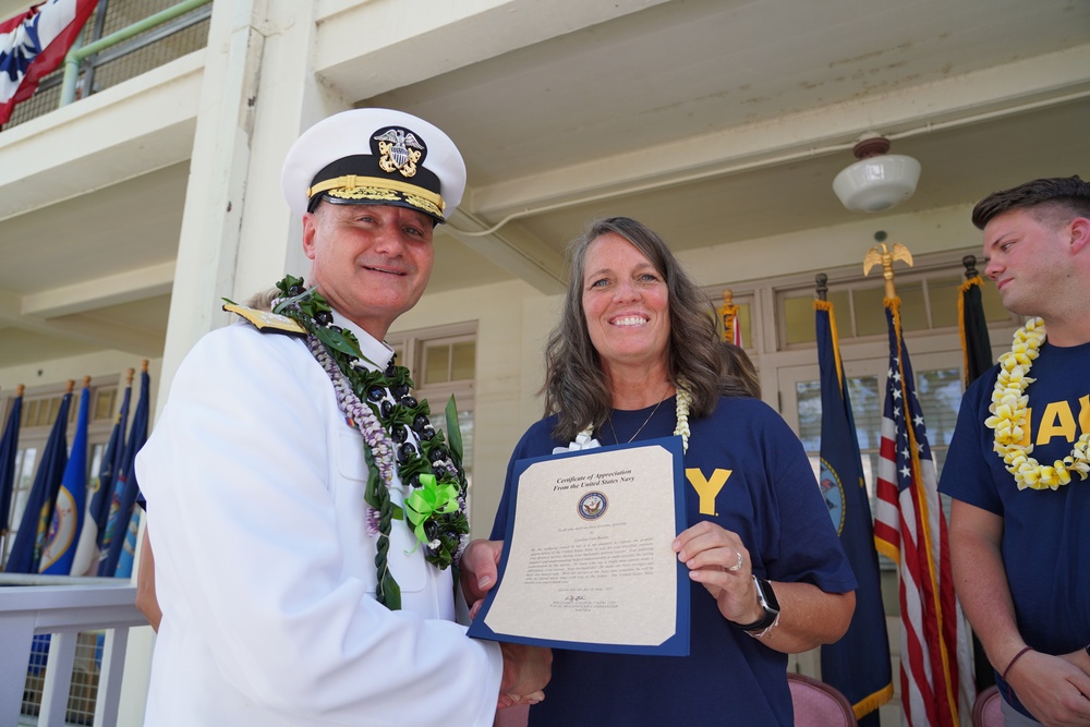 Pearl Harbor Naval Shipyard bids Aloha ‘Oe to Capt. Burton, Welcomes Capt. Jones