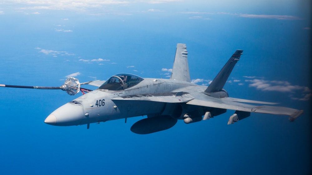 VMFA-323 and VMGR-352 Conduct Refueling