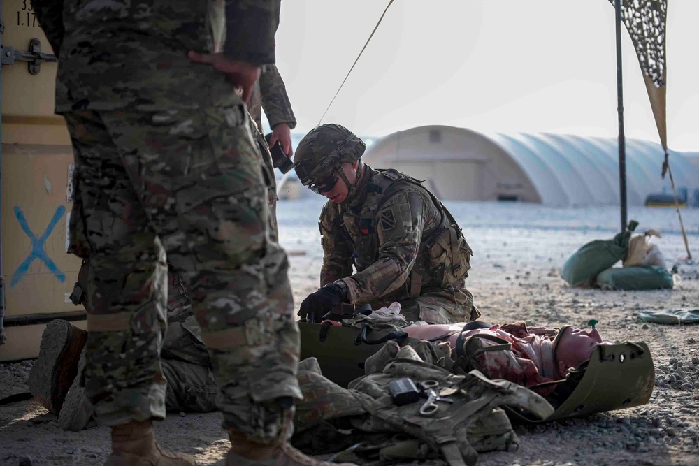 Army conducts Combat Lifesaver Course at ADAB