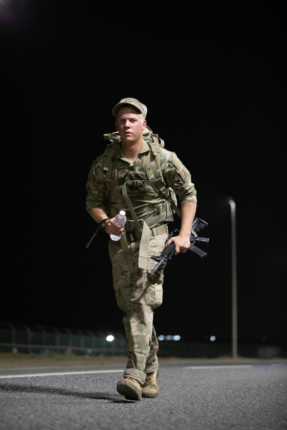 U.S. Army Central 2021 Best Warrior Competition ruck march