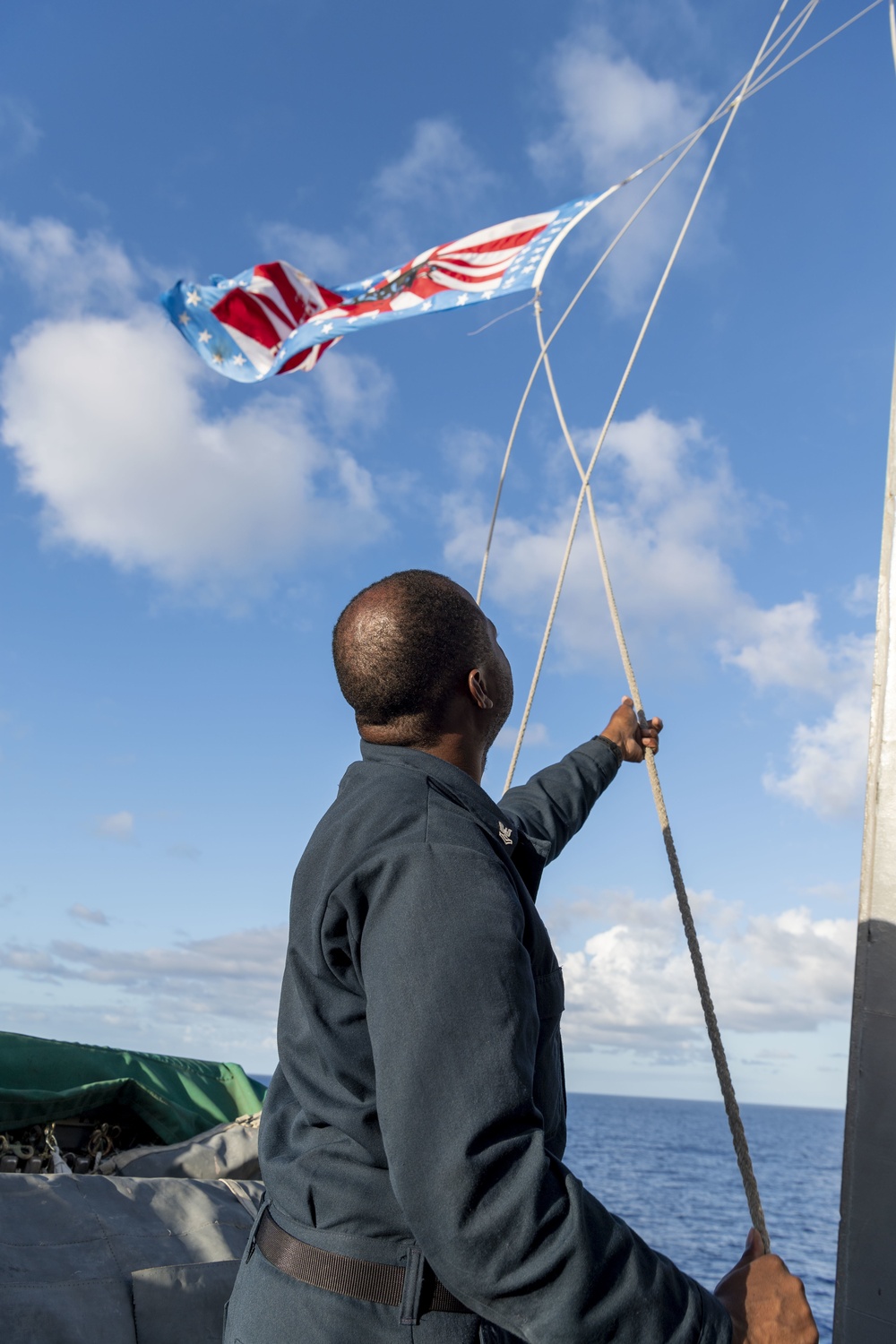 USS O’Kane conducts replenishment-at-sea with USNS Guadalupe