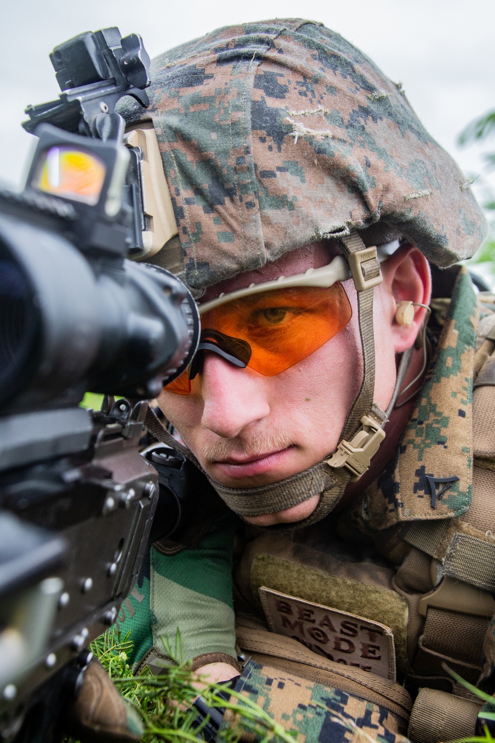 U.S. Marines conduct a helicopter raid training exercise