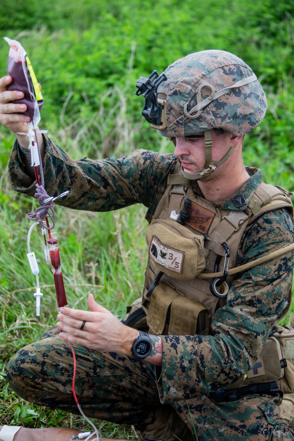 U.S. Marines conduct a helicopter raid training exercise