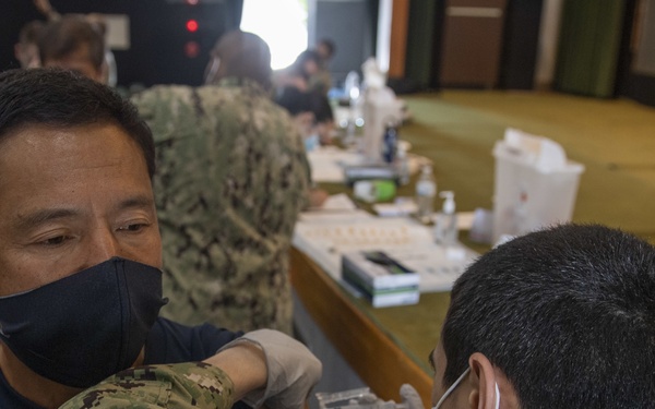 CFAS MLC, IHA, and MC Employees Receive Vaccine