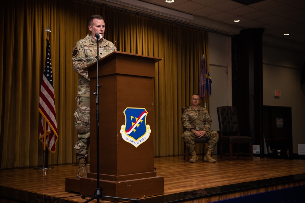 39th Maintenance Squadron Assumption of Command