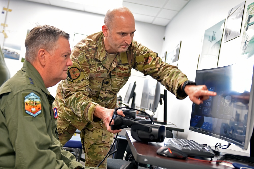 Lt. Gen. Webb Visits 23 FTS and HTN