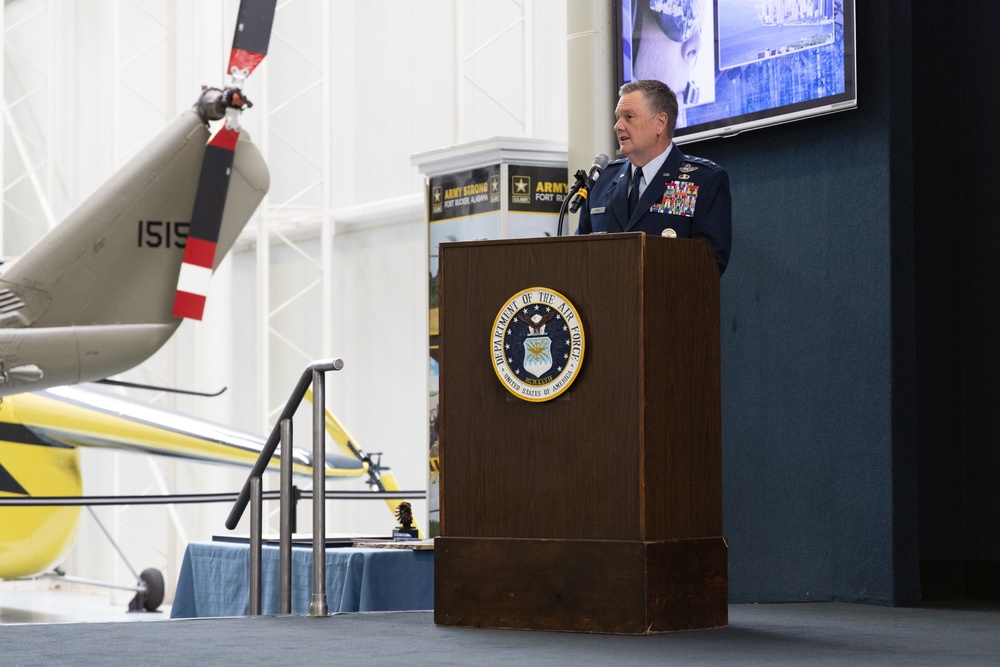 Lt. Gen. Webb Lt. Gen. Webb Attends USAF Helicopter Pilot Graduation at Fort Rucker USAF Helicopter Pilot Graduation at Fort Rucker