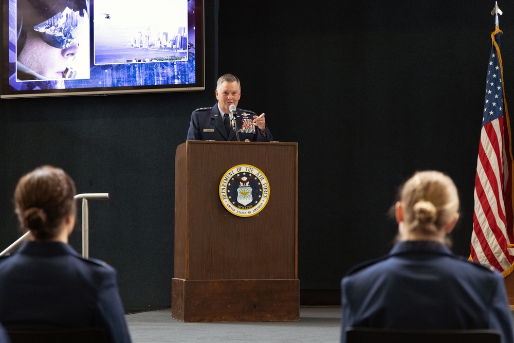 Lt. Gen. Webb Hosts USAF Helicopter Pilot Graduation at Fort Rucker