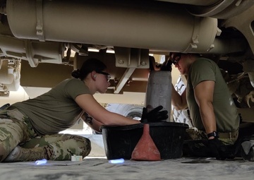 Heavy Expanded Mobility Tactical Truck (HEMTT) flush
