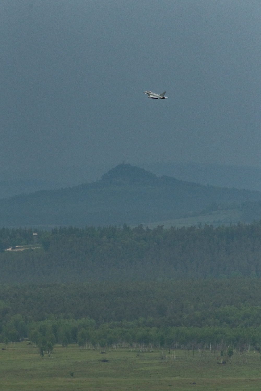 Eurofighters Strafe Targets in Grafenwoehr Training Area