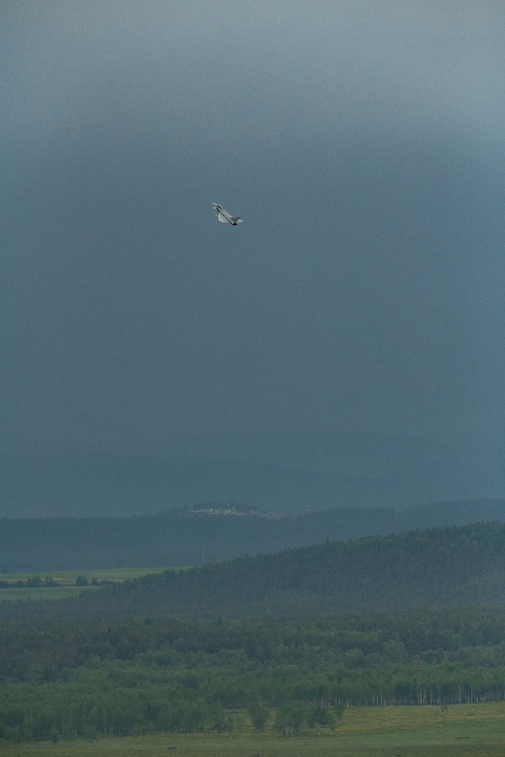 Eurofighters Strafe Targets in Grafenwoehr Training Area