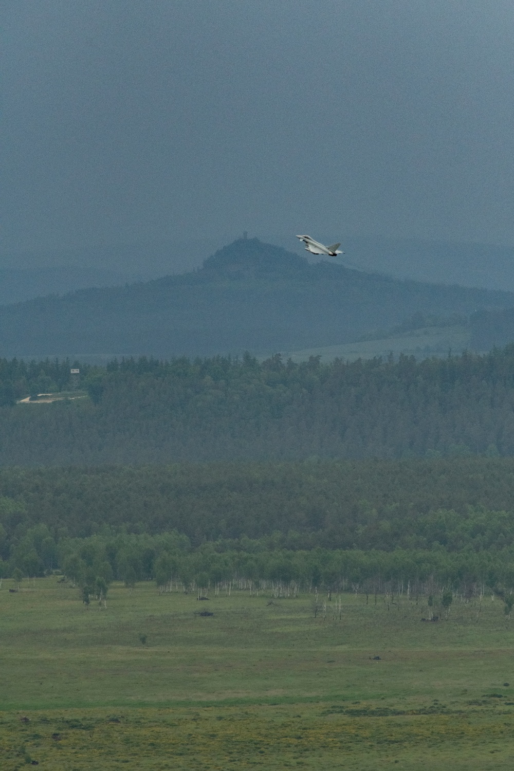 Eurofighters Strafe Targets in Grafenwoehr Training Area