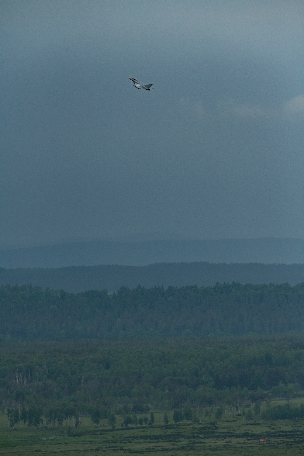 Eurofighters Strafe Targets in Grafenwoehr Training Area