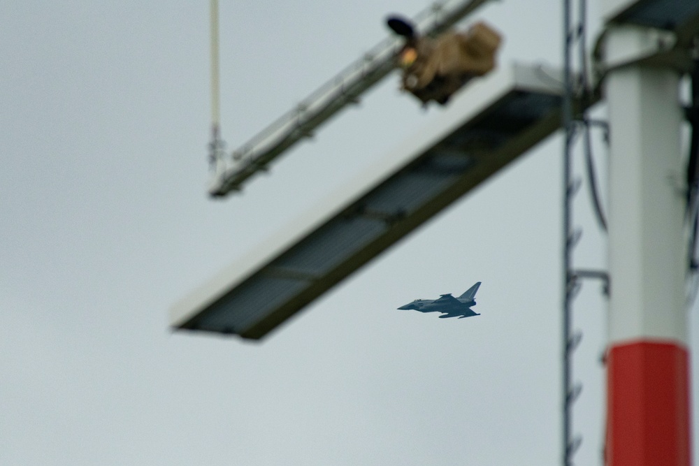 Eurofighters Strafe Targets in Grafenwoehr Training Area