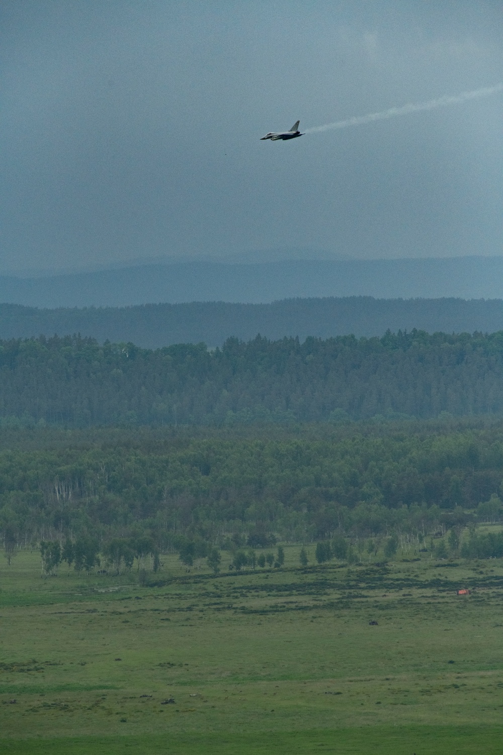 Eurofighters Strafe Targets in Grafenwoehr Training Area