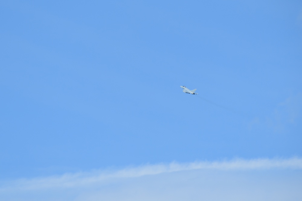 Eurofighters Strafe Targets in Grafenwoehr Training Area