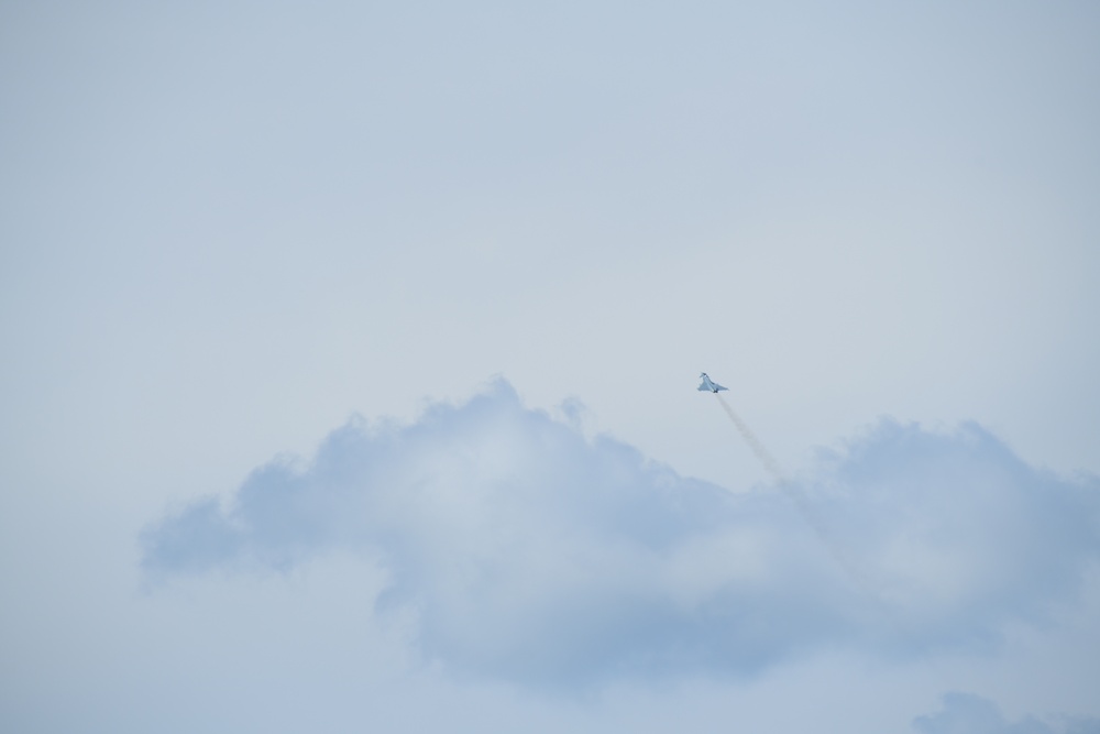 Eurofighters Strafe Targets in Grafenwoehr Training Area