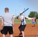 101st Airborne Division (Air Assault) Soldiers participate in softball event.