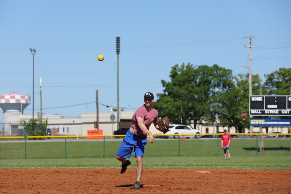 101st Airborne Division (Air Assault) Soldiers participate in sporting events.