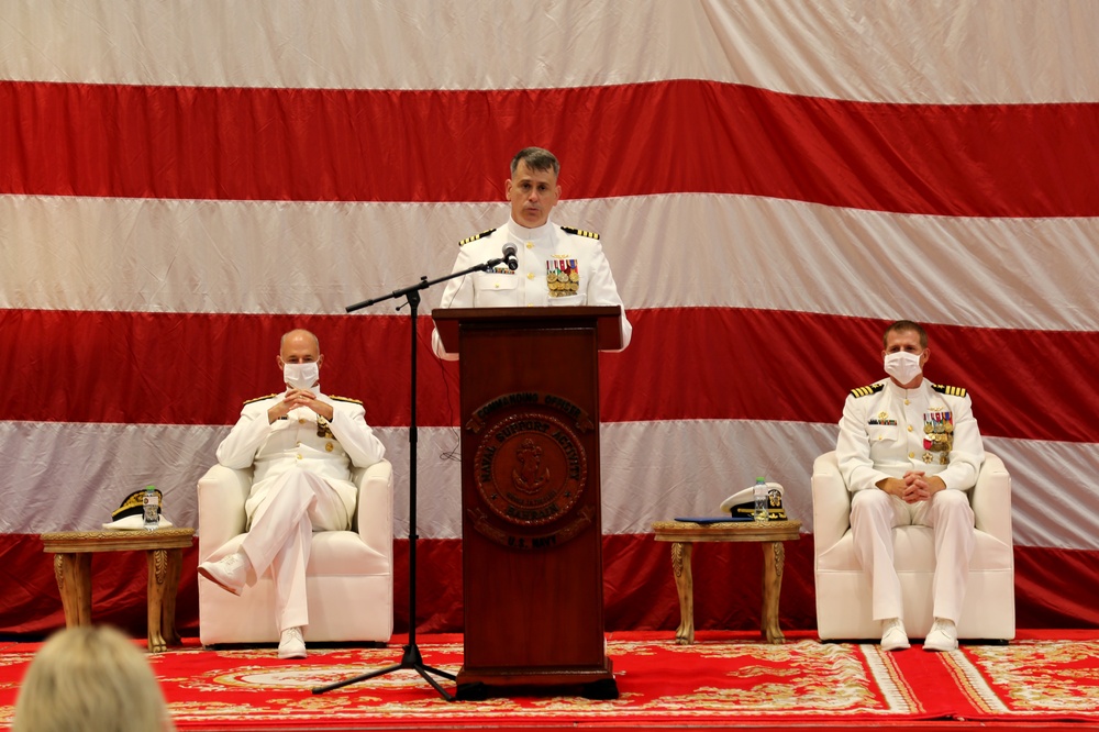 NSA Bahrain Holds Change of Command