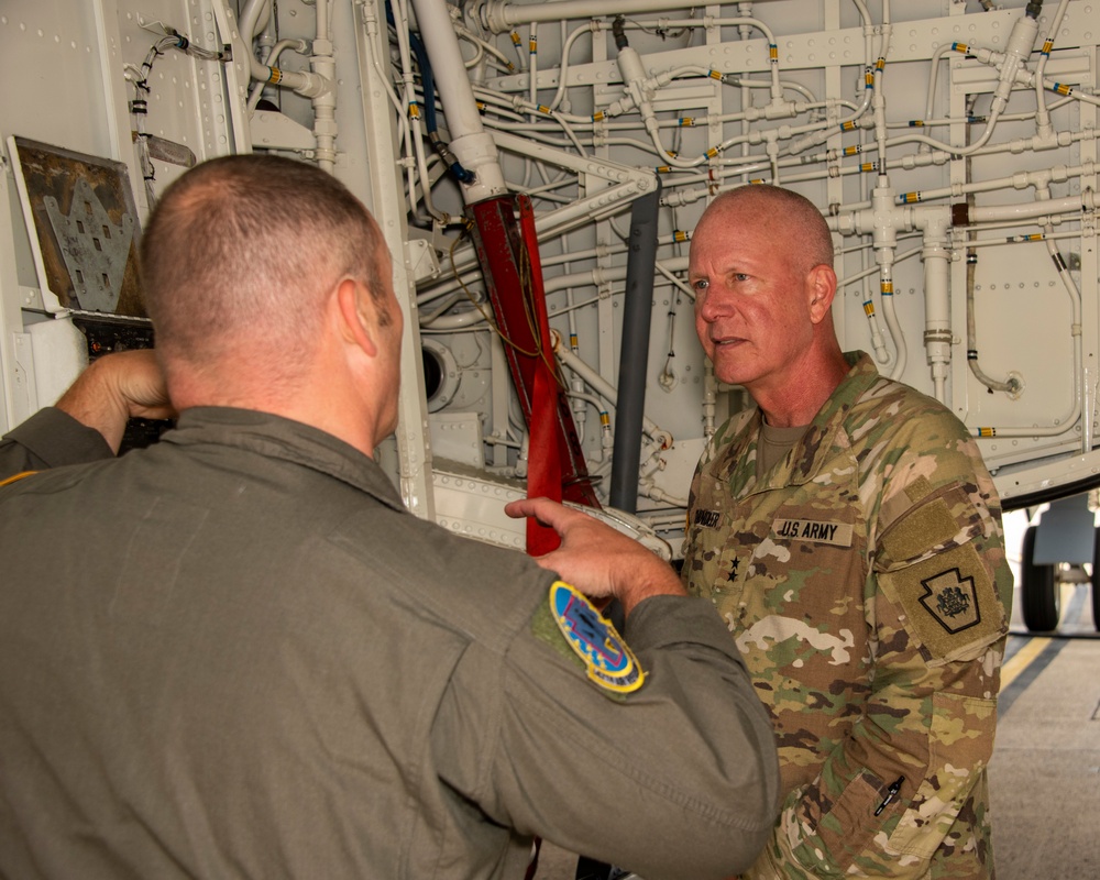 PA TAG Visits 171st Guardsmen