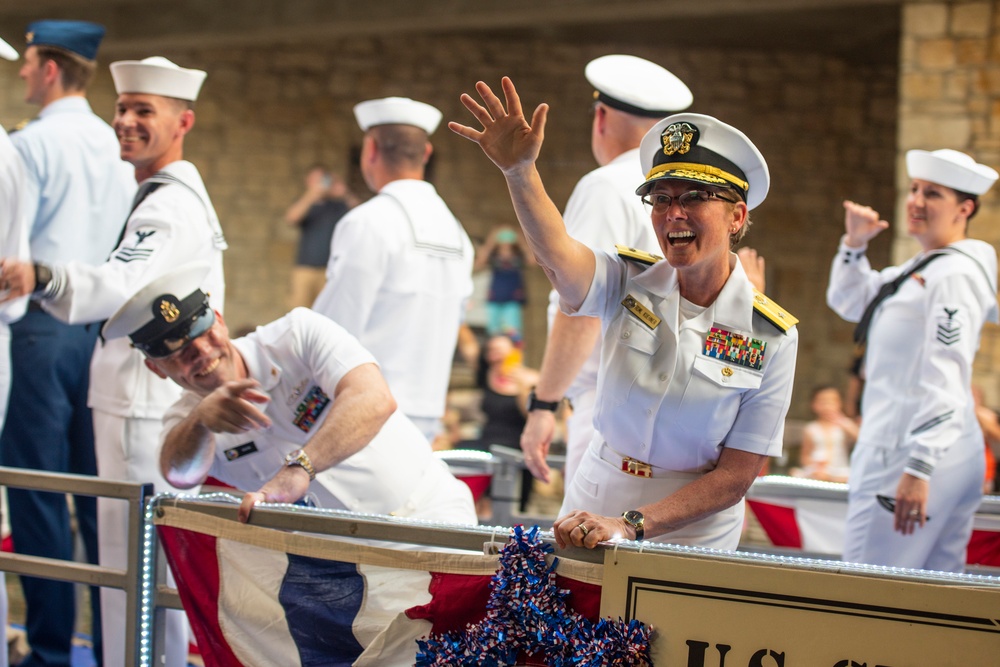 DVIDS Images 2021 Texas Cavaliers Fiesta River Parade [Image 9 of 14]