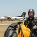 Golden Knights Parachutist makes jump