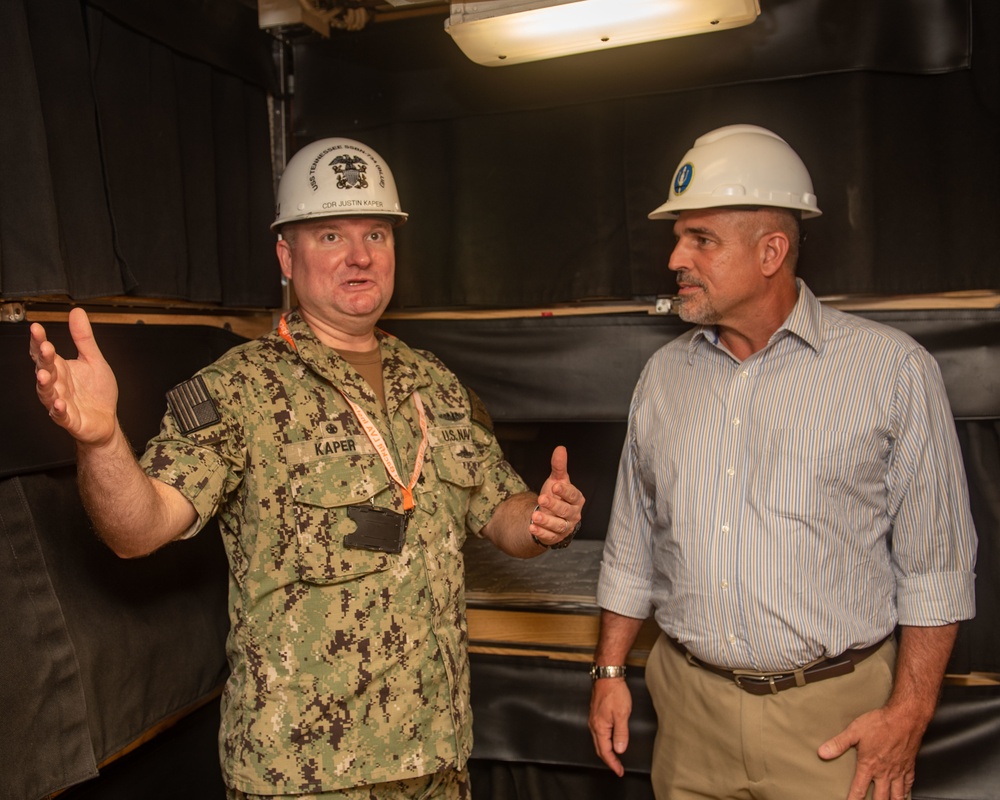 Todd Schafer, Acting Assistant Secretary of the Navy for Energy, Installations and Environment Visits Naval Submarine Base Kings Bay