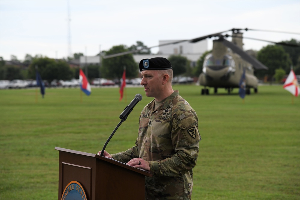 Lt. Col. Walker takes command of 1-223d Aviation Regiment