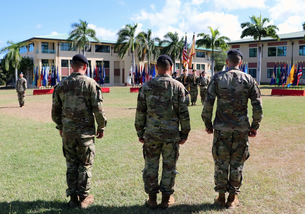 Support Battalion, 196th Infantry Brigade holds a Change of Command Ceremony