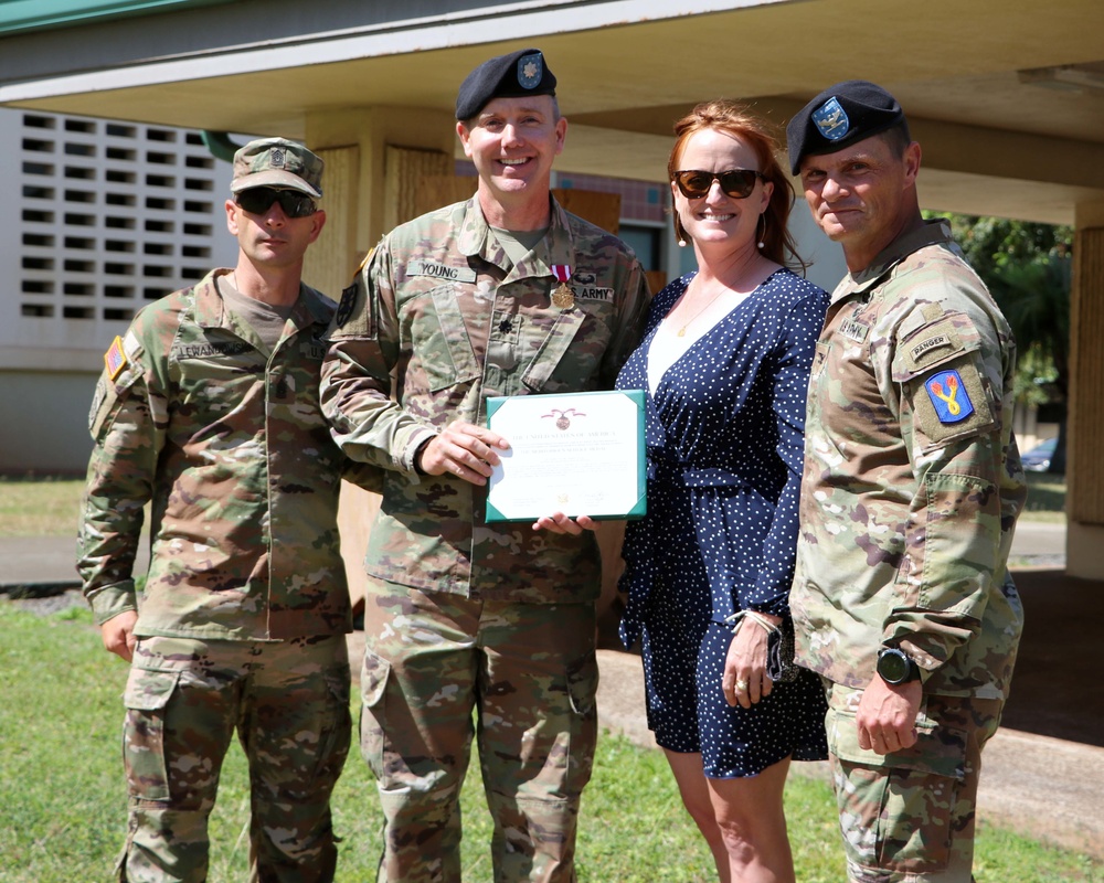 Support Battalion, 196th Infantry Brigade holds a Change of Command Ceremony