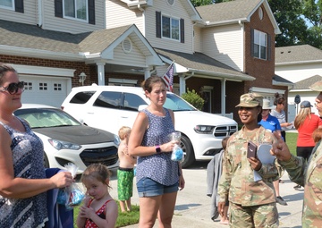 Residents react favorably to Fort Lee’s first Walking Town Hall