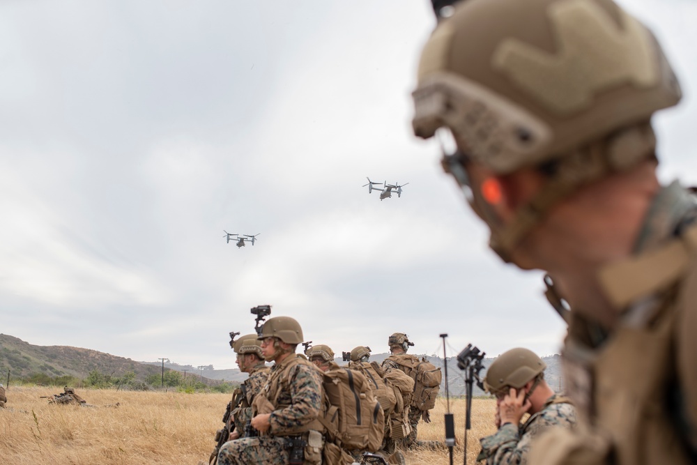 BLT 1/1 Marines Conduct Ampibious Assult Exercise at Camp Pendleton