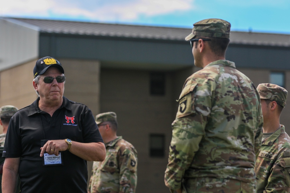 Former and current Rakkasans conduct an open house