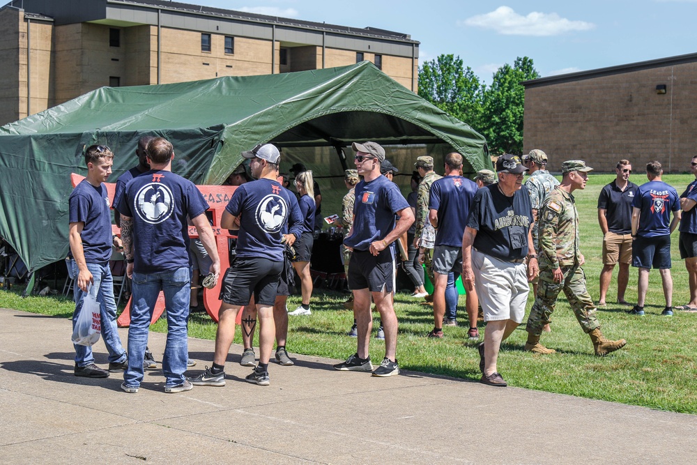 Former and current Rakkasans conduct an open house