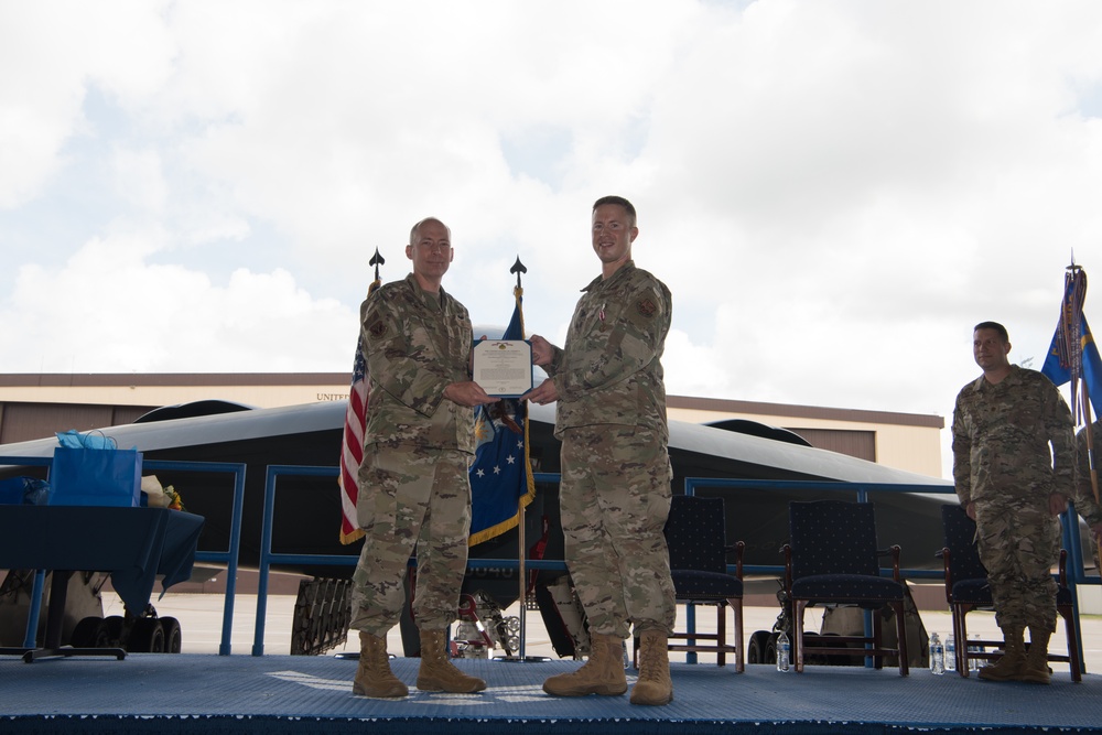 Simoneaux takes command of the 509th Force Support Squadron