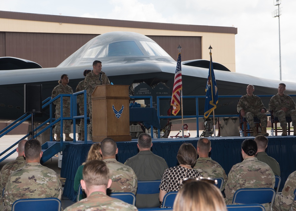 Simoneaux takes command of the 509th Force Support Squadron