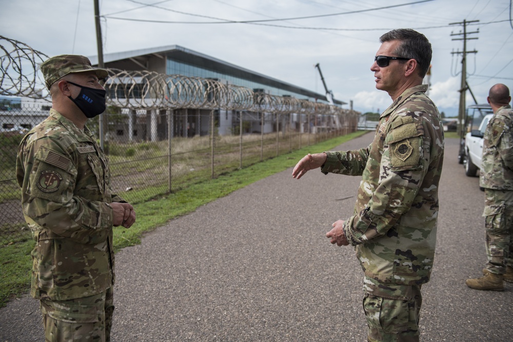 AFSOUTH Commander visits 612th ABS at Soto Cano AB, Honduras